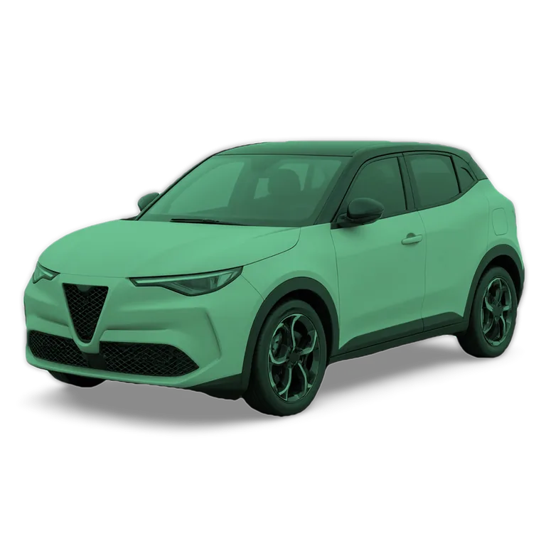 Illustrazione 3D di un'Alfa Romeo Junior