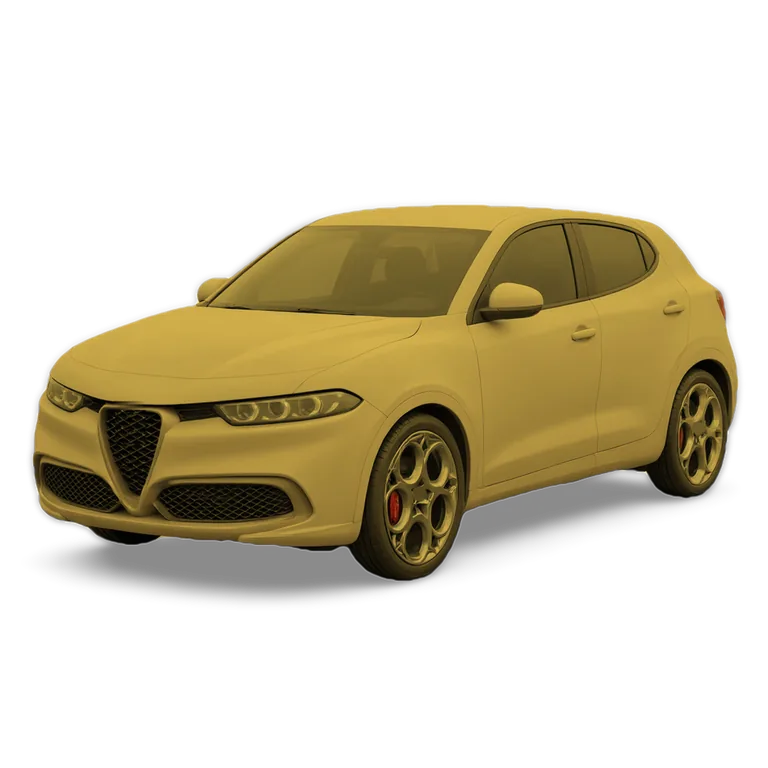 Illustrazione 3D di un'Alfa Romeo Tonale