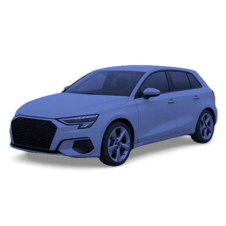 Illustrazione 3D di un'Audi A3