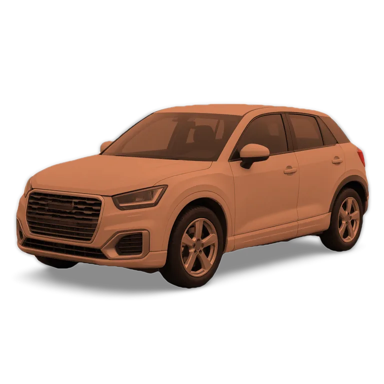 Illustrazione 3D di un'Audi Q2