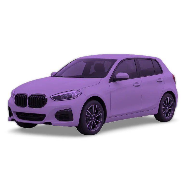 Illustrazione 3D di una BMW Serie 1