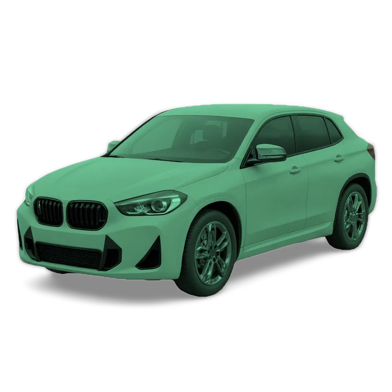 Illustrazione 3D di una BMW X2