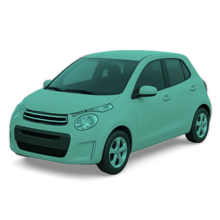 Illustrazione 3D di una Citroën C1