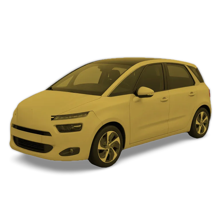 Illustrazione 3D di una Citroën C4 Picasso