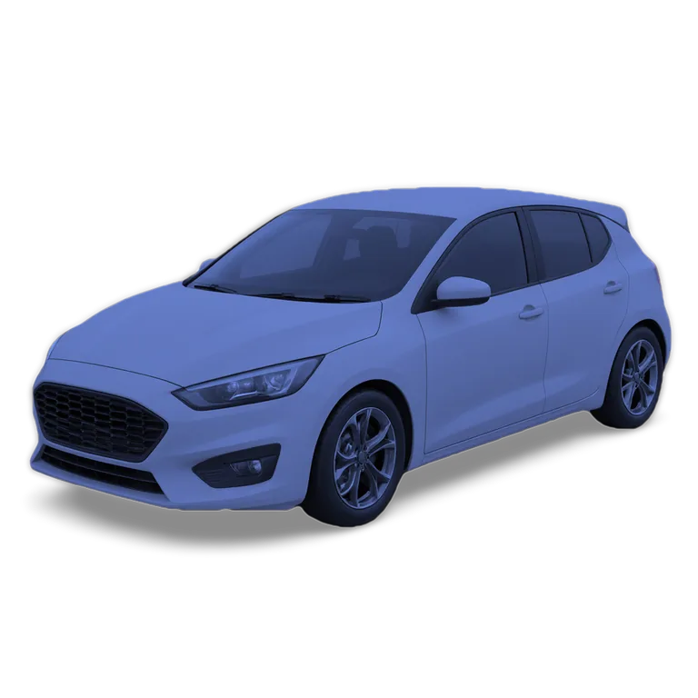 Illustrazione 3D di una Ford Focus
