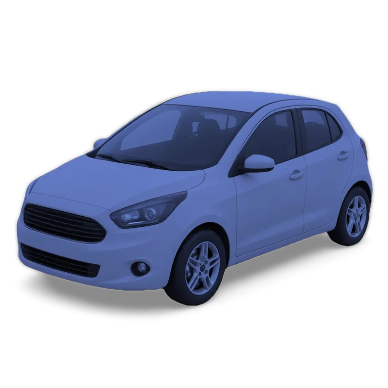 Illustrazione 3D di una Ford Ka
