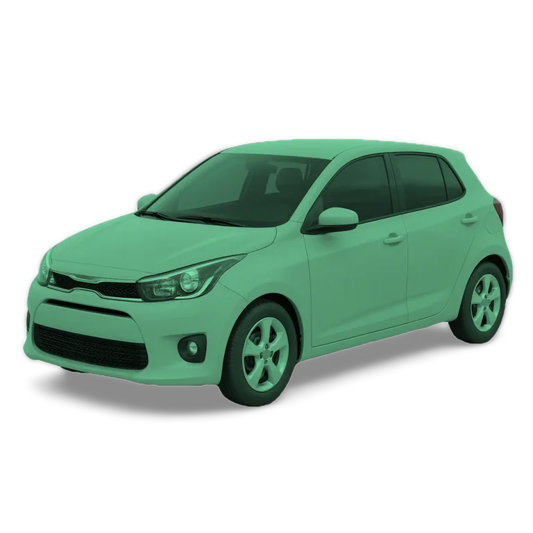 Illustrazione 3D di una Kia Rio