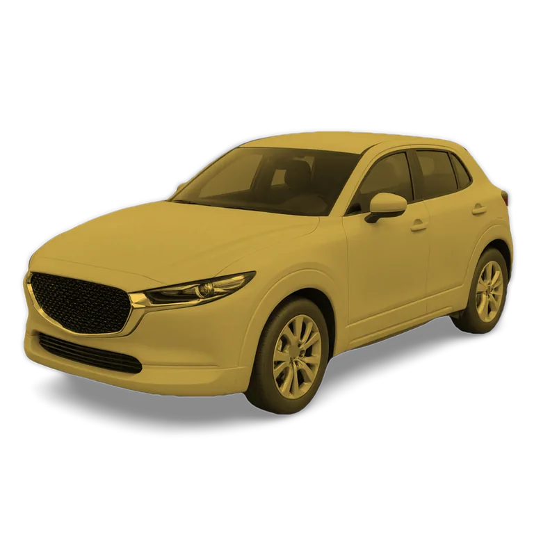 Illustrazione 3D di una Mazda CX-30