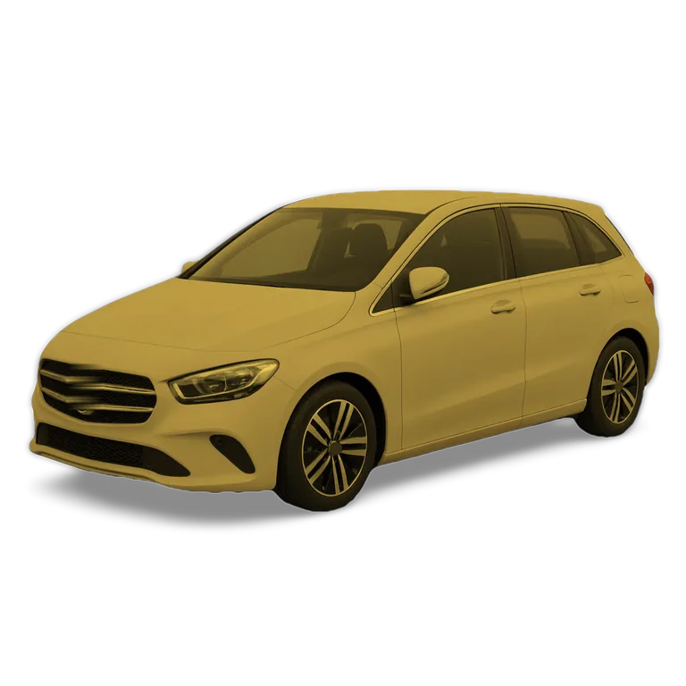 Illustrazione 3D di una Mercedes-Benz Classe B