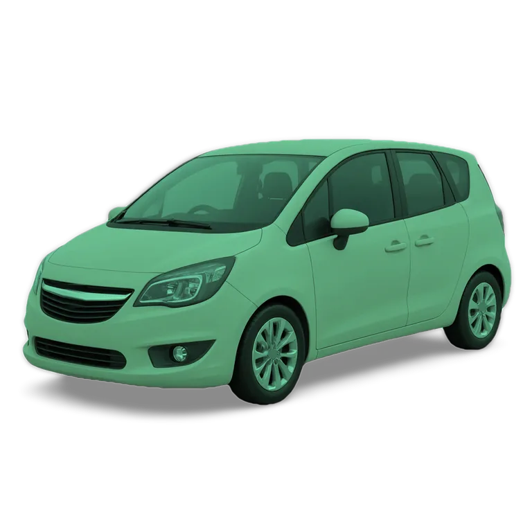 Illustrazione 3D di un'Opel Meriva