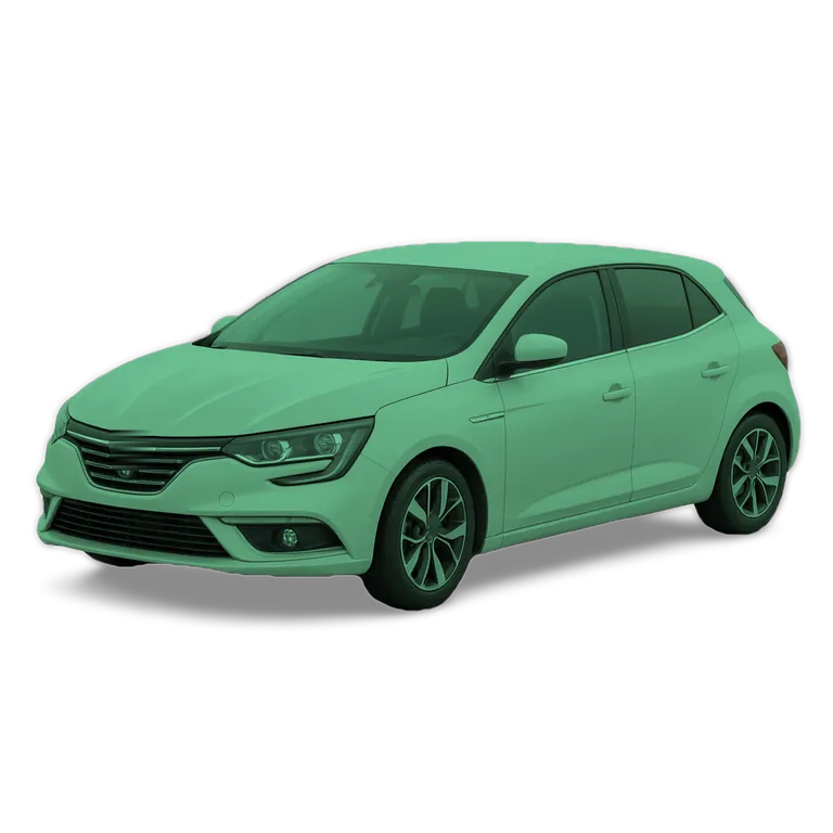 Illustrazione 3D di una Renault Megane
