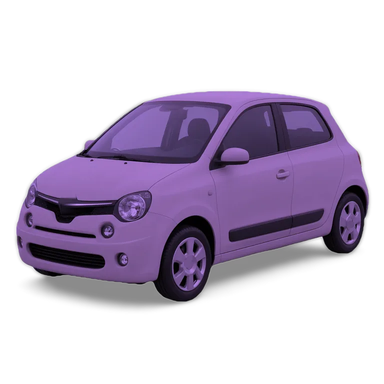 Illustrazione 3D di una Renault Twingo