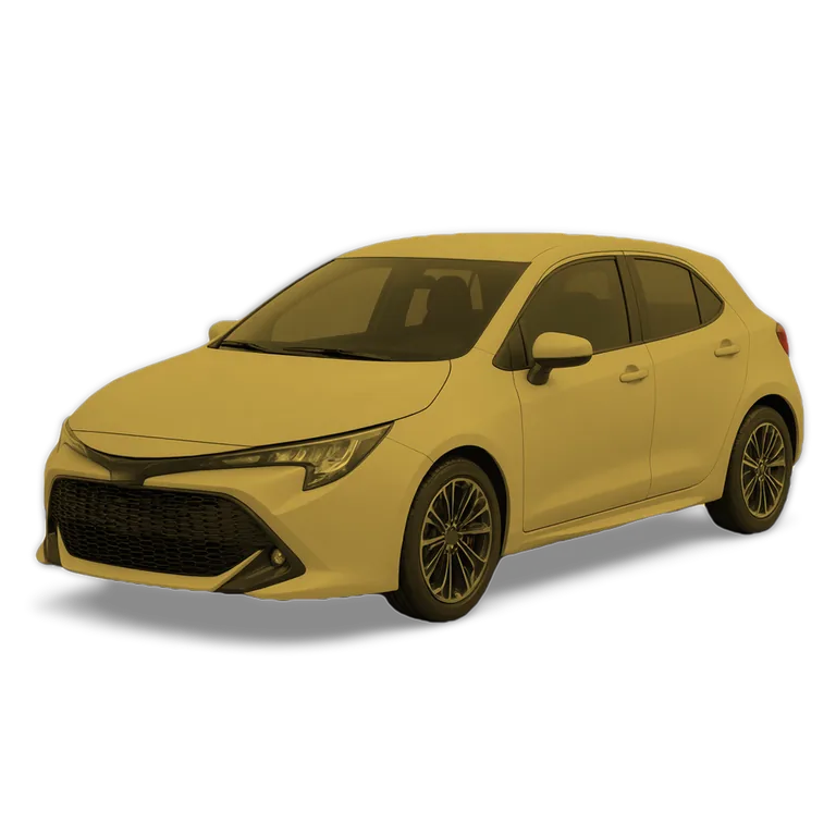 Illustrazione 3D di una Toyota Corolla