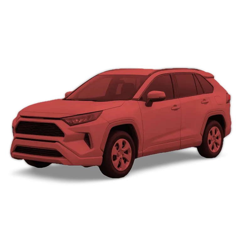 Illustrazione 3D di una Toyota RAV4