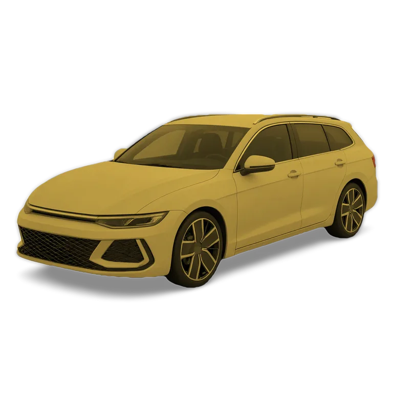 Illustrazione 3D di una Volkswagen Passat