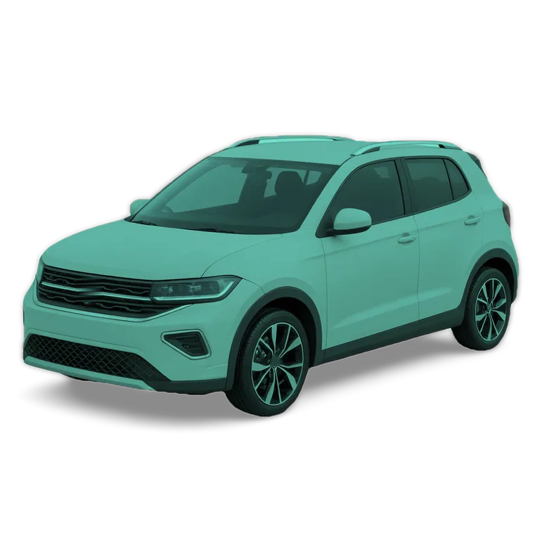 Illustrazione 3D di una Volkswagen T-Cross