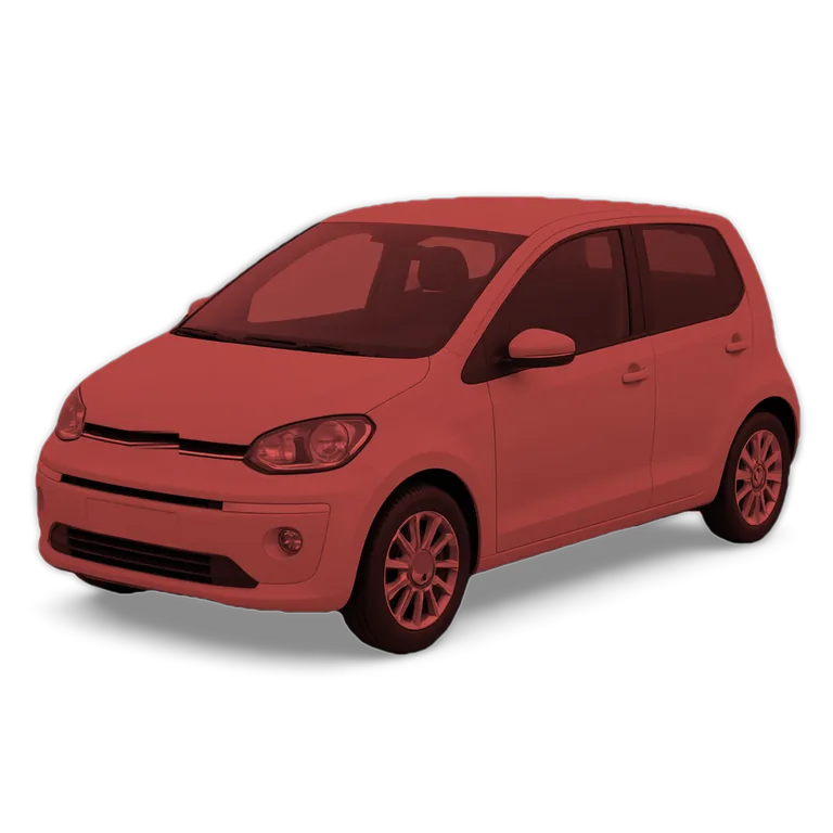 Illustrazione 3D di una Volkswagen up!